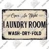 Putuo Decor Room Funny Plaque Metal Vintage Tin Sign Laundry Toilet Powder Retro Wall Art Poster for Home Man Cave Iron Painting