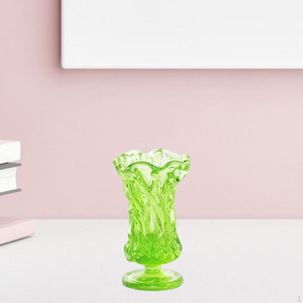 1/12 Scale Dollhouse Miniature Vase Pretend Pot Simulation Life Scene Props Doll Decor