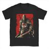 Knights Templar  Pure Cotton T Shirt For Men Summer  Vintage T-Shirts Crewneck Popular Tee Shirt Big Size Loose Tops