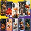 Animal Fox Phone Case For Xiaomi Poco X7 X6 X5 Pro F7 Ultra Redmi 15C 15 13 13C 12 12C 10 10A 10C 9 9A 9C 9T Cover Poco X7 X6 X5