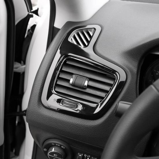 Dashboard Side Air Outlet Vent Cover Frame Trim for Jeep Compass 2017-