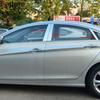 For Hyundai Sonata 2011 2012 2013 2014 Stainless Car Window Center Pillar Post Cover Trim Molding Garnish Strips Accessories