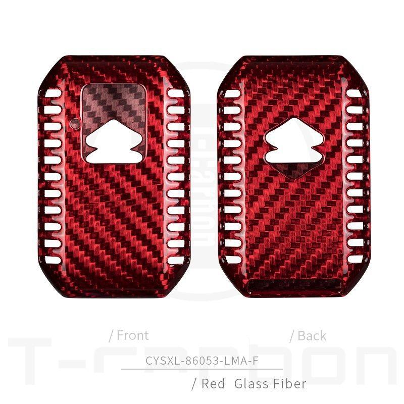 Real Carbon Fiber Car Remote Key Fob Case Key Cover For Suzuki Swift Wagon R Monopoly Keyless Holder Protection