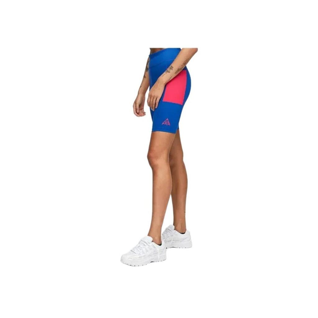Nike Outdoor Sports Solid Color Tight Fitness Shorts Women Shorts Blue CN7531-480