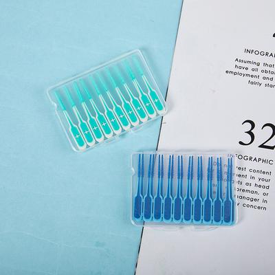 20 Pezzi Stuzzicadenti in Silicone per Denti Spazzolini Interdentali Spazzolino per la Pulizia Dentale Cura dei Denti Filo Interdentale Stuzzicadenti Strumenti Orali