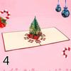 Christmas Birthday Valentine Greeting Card Paper Art Multi Patterns 3D Greet Cards Birthdays New Year Festival Carding Gift