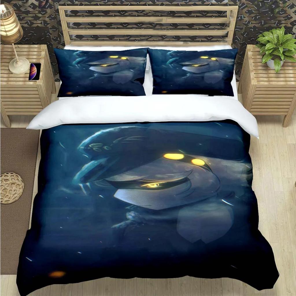 Comforter Fashion Cartoon Murder Drone Print Bedding Set Comforter Bed Youth Kids Girl Boys Luxury Birthday Gift