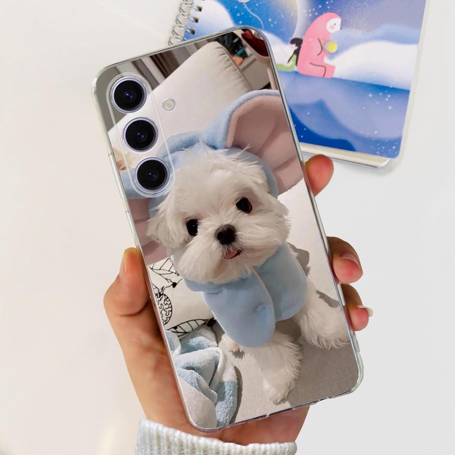 For Samsung Galaxy S24 Case S24+ New Fashion Painted Cover Soft Silicone Phone Case For Samsung S24 Ultra S 24 Plus Fundas Coque