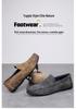 Men's British Style Breathable Leather Loafers: Soft Sole Slip-on Casual Driving Shoes