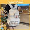 Fashion Backpack Teen With Contrast Colors And Spacious Interior For Use Daily