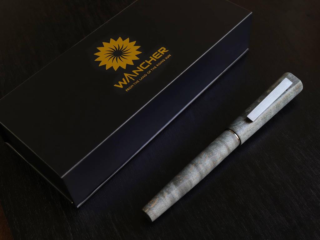WANCHER Olympus Titan Nocturne Gray Fountain Pen Extra (EF Fine)