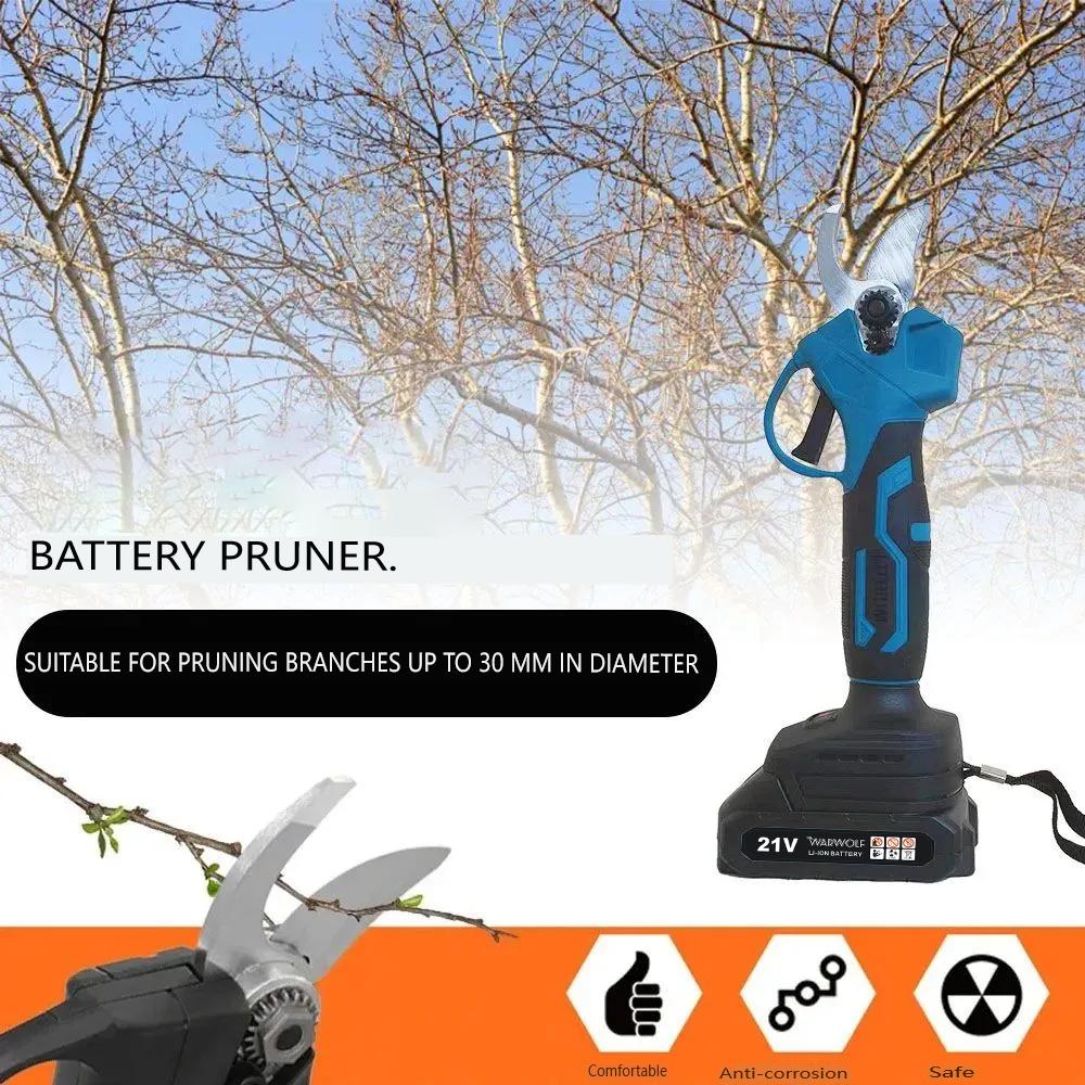 Bürstenlose elektrische Gartenschere Gartenwerkzeug Akku-Astschere Akku-Elektrogartenschere Obstbaum Für Makita 18V Akku