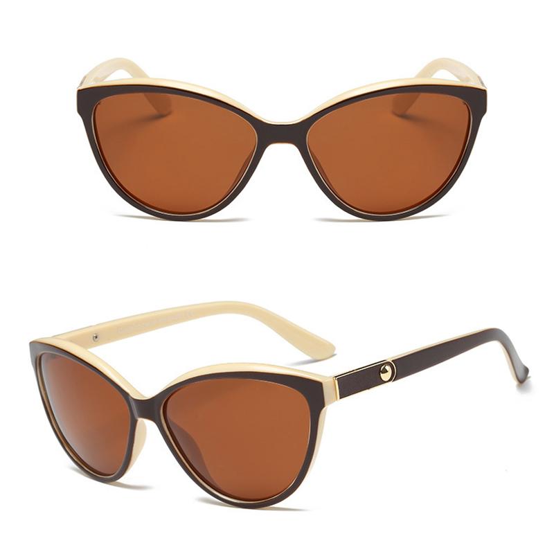 Non-polarized Gradient Women's Cat Eye Sunglasses Dazzling Trend Sunglasses Women's Driving Sunglasses