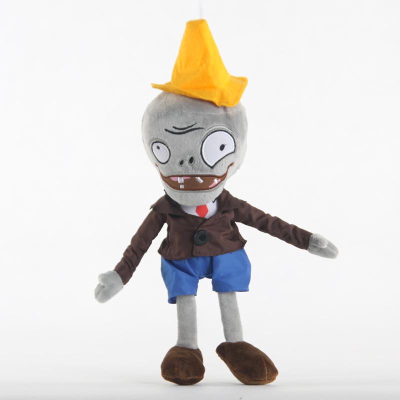 1pcs 30cm Plants Vs Zombies Plush Toys Doll Duck Hats Pirate Zombies Plush Soft Stuffed Toys for Children Kids Gifts