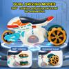 Interstellar Space Motorcycle, Universal Electric Toy, 360° Rotation, Pleasant Music, Beautiful Lights, Safe ABS Material ,battery Not Included