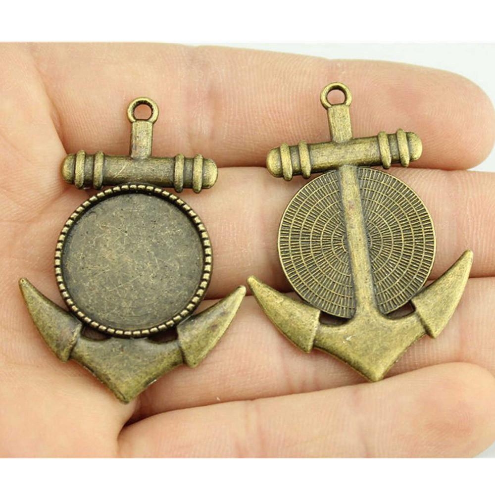 Hodí se pro kulatý 20mm skleněný kabošon Základní lůžko Podložka Bezel Doplňky Díly Chlapecké šperky Cool Dárky Pro