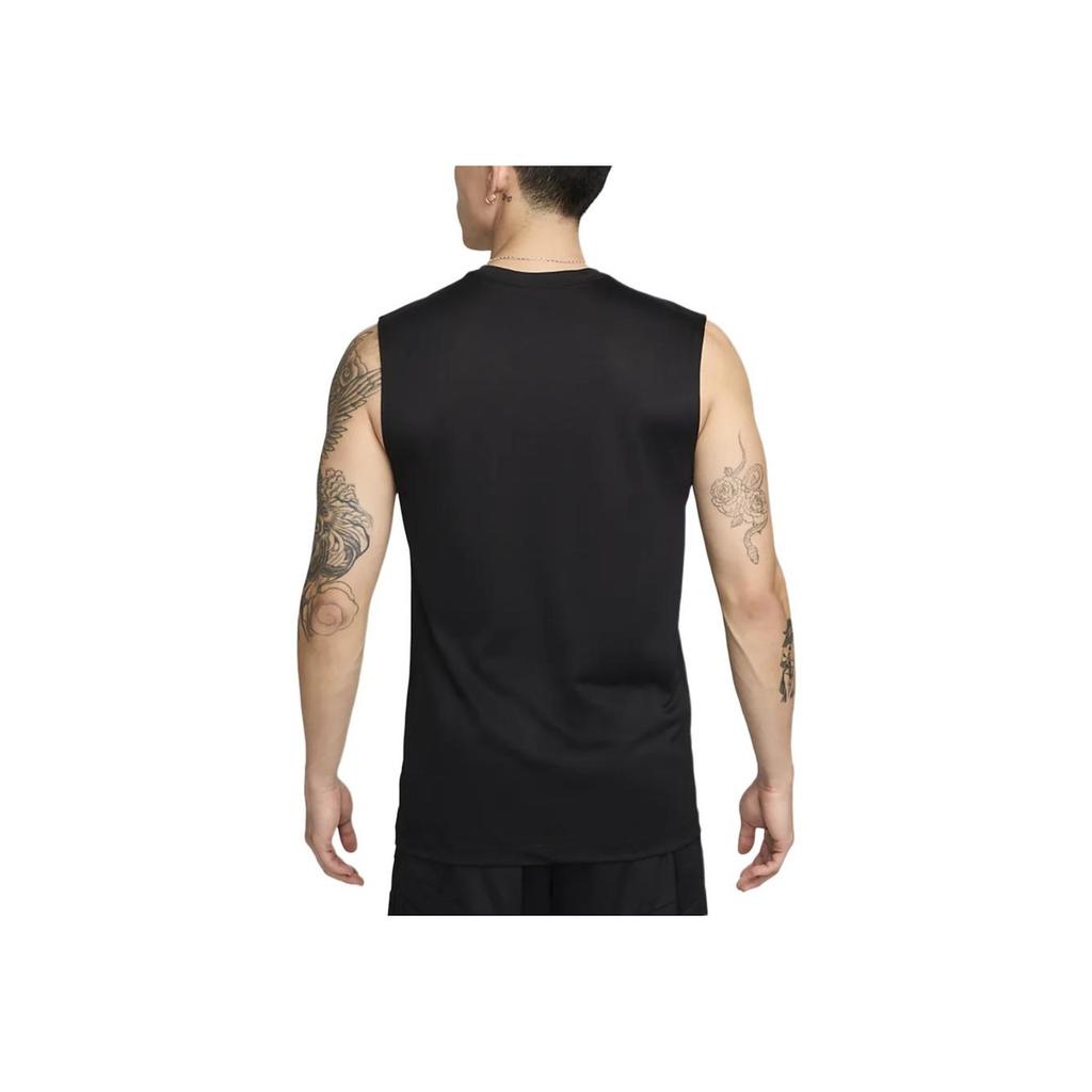 Nike Dri-FIT Lightweight Comfortable Quick-Dry Sleeveless T-Shirt Men Tops Black FV8415-010
