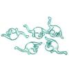 12 Pcs Clip Dinosaur Shaped Color Coated MultiFunction Thickened Paper Clip 3x3cm
