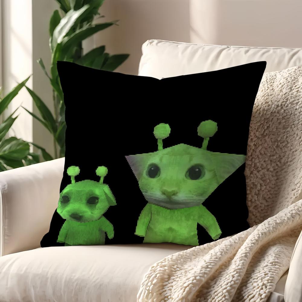 Airdays Cat Meme Cute cushion cover Decoration Room Shop Car Best Home Office Coffee Pillow Sofa Printing Nordic Simplicity Hit