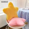 Ins Star Throw Pillow Super Soft Cute Stuffed Toy Sleeping Pillow Soft Girl Gift Girl Heart Cream Pink