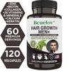 Bcuelov Haarwachstum Männer+ Nahrungsergänzungsmittel, 120 pflanzliche Kapseln, 26 Vitamine & Mineralstoffe