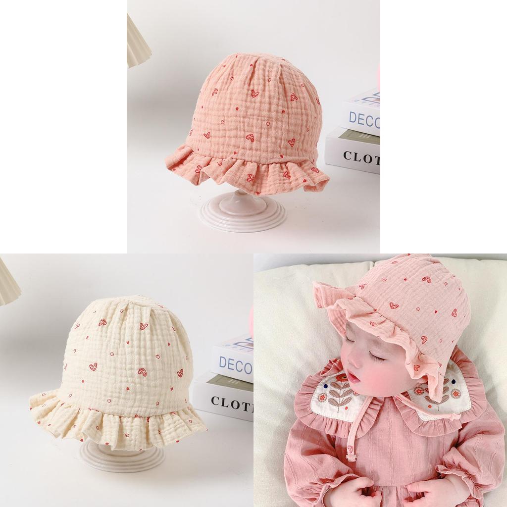 Adorable Infant Girl Cotton Sun Bonnet Spring Autumn Baby Hat