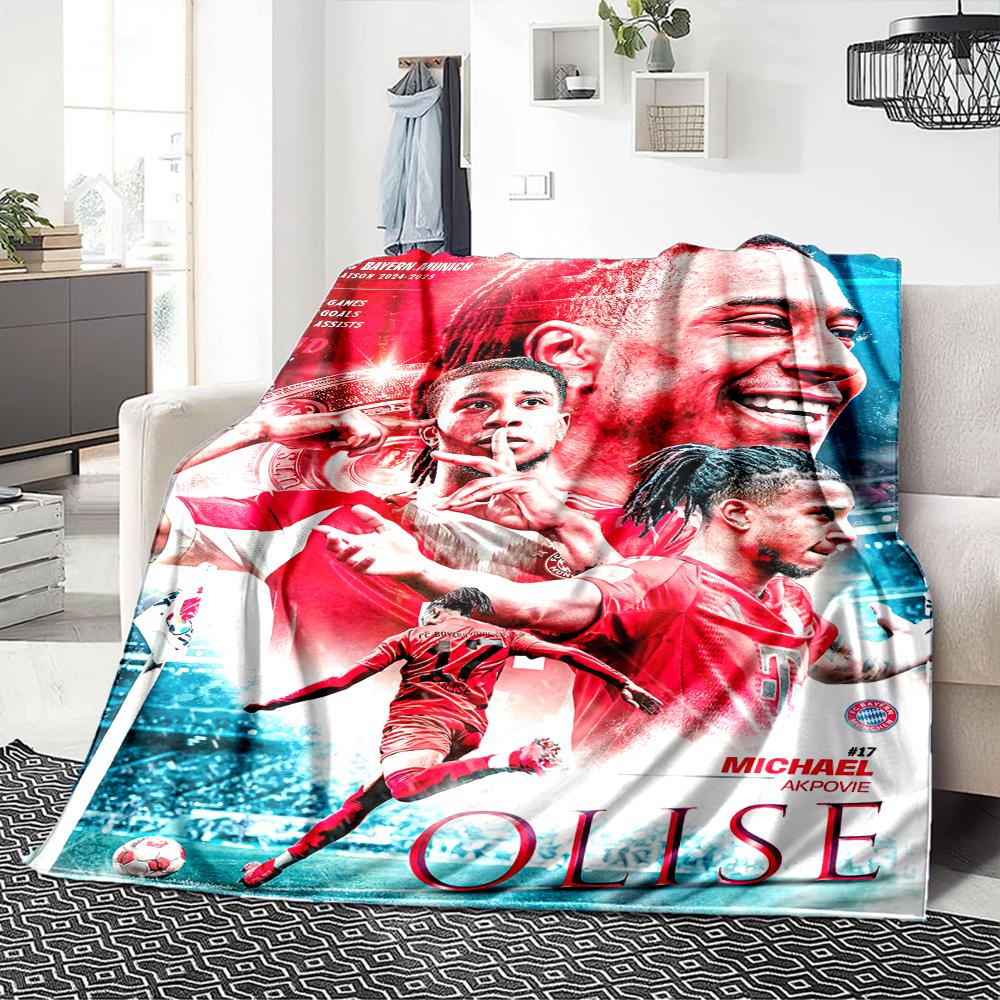 Player Trophy Victory Blankets Flannel Printed Breathable Warm Throw Blanket for Home Office Bedspreads 0708a44