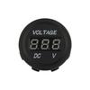 Waterproof Voltmeter Meter with LED Digital Display, 100 Brand New and High Quality,   for Most Vehicles 12V-24V, Compact and Ht Resistant,