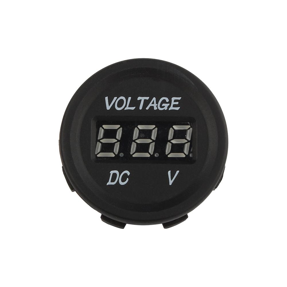 Waterproof Voltmeter Meter with LED Digital Display, 100 Brand New and High Quality,   for Most Vehicles 12V-24V, Compact and Ht Resistant,