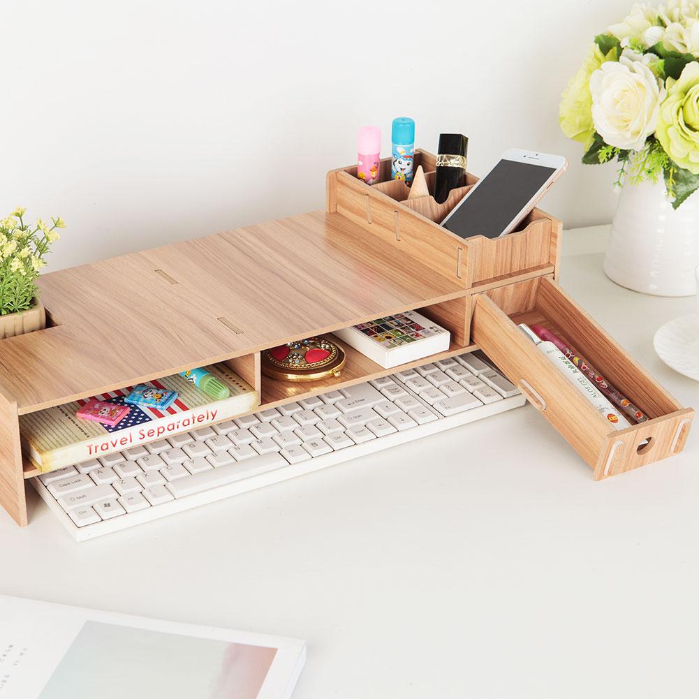 Skjerm Laptopstativ Dataskjermstøtte Moderne kontorbordhylle