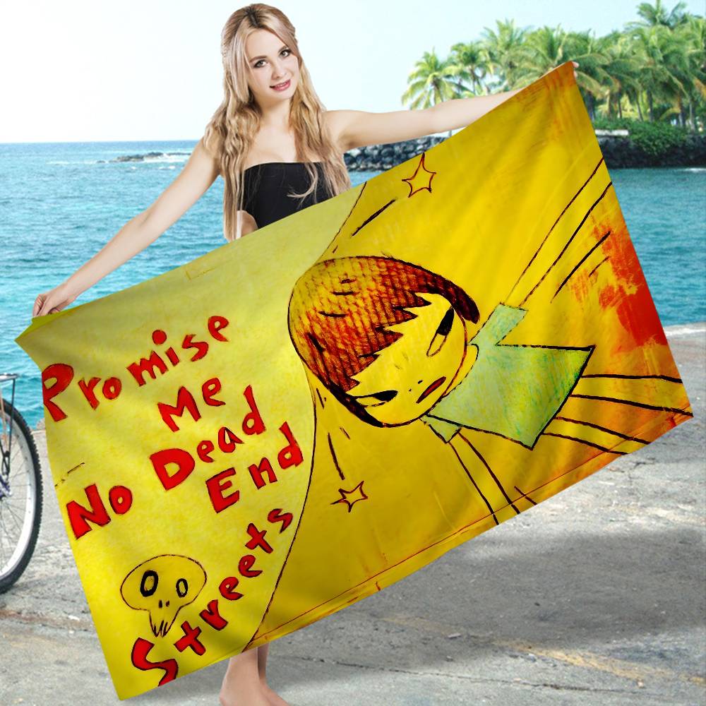 Yoshitomo Nara Dream Doll Vintage Microfiber Beach Towel Absorbent Quick Dry Soft Yoga Swimming Resort Mountain Climbing Towel