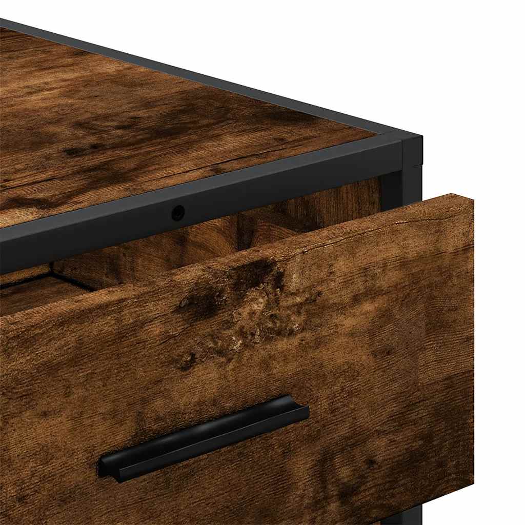 Vidaxl Chest of Drawers, Smoked Oak, 70X41X56 Cm, Wood-Based Material