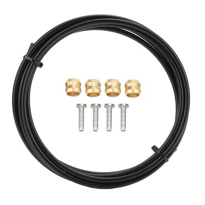 Kit furtun frână hidraulică 2,5 m de schimb pentru BH90 Furtun hidraulic de frână de înaltă rezistență cu aspect de nailon