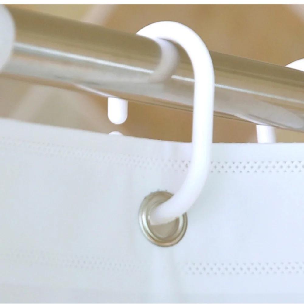 Einfacher Druck Badezimmer Duschvorhang Home Dekoration Polyester Wasserdicht Badewanne Kreativer Duschvorhang mit Haken Pusheen