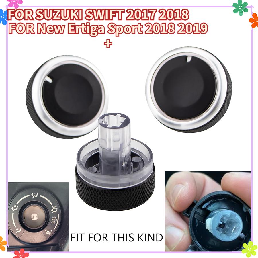 Car Air Conditioning AC Knob Heat Control Switch Button Knob for Suzuki Swift 2017 2018+ New Ertiga Sport 2018 2019 +