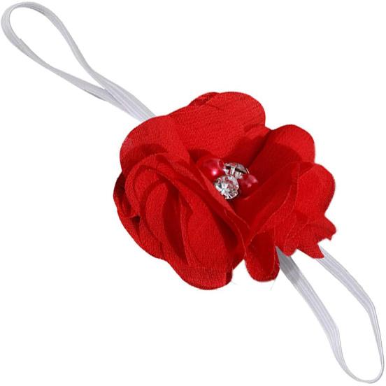 3 piezas Bebé Recién Nacido Accesorios de Foto Manta Esponjosa + Envoltura + Diadema Set Cómoda Envoltura de Fotografía de Recién Nacido Alfombrilla Fondos Alfombra para Niños Niñas (rojo)