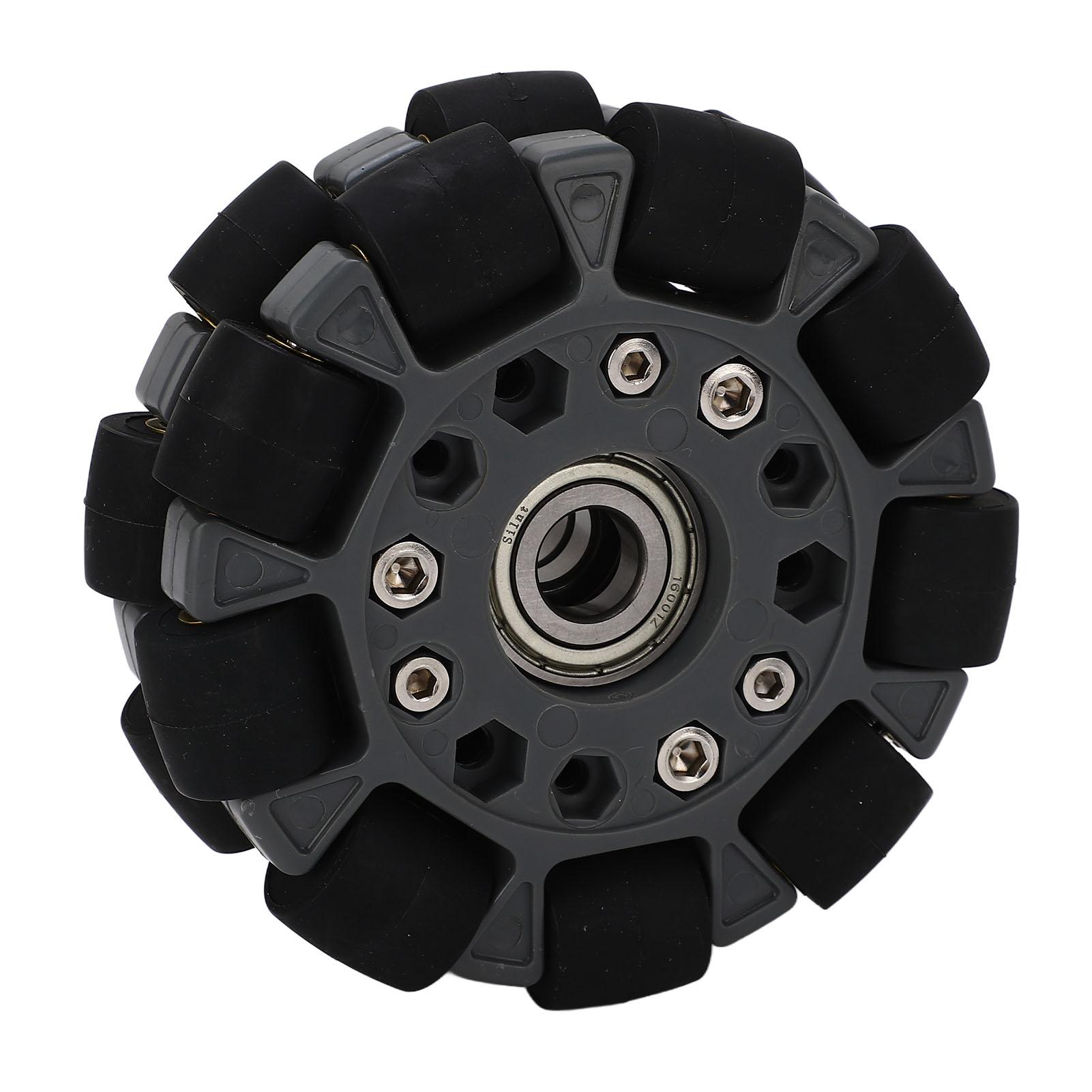 

100mm Robot Omni Directional Wheel with Center Bearing Robot Wheel Replacement for Robot Car