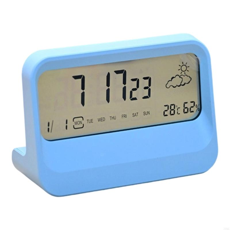 Alarm Clock for Bedroom Digital Desk Clock Bedside Nightstand Digital Clock J0MC