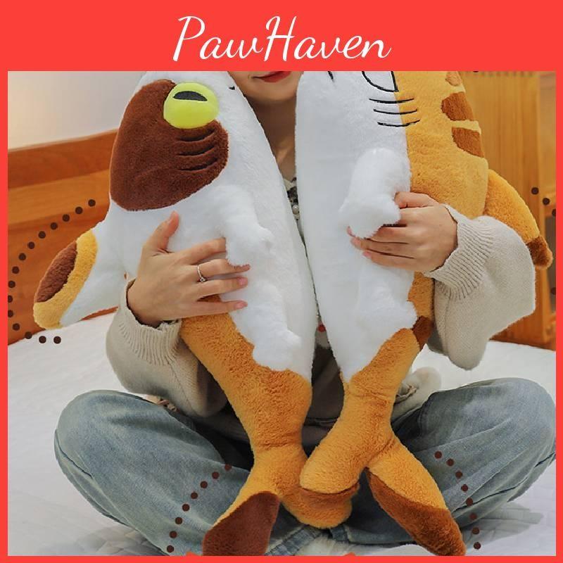 Shark Cat Plush Toy Cartoon Animal Stuffed Dolls Room Decoration Gifts Kids