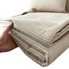 Class A Yarn-Dyed Striped Cotton Quilt - Machine Washable, Breathable, Skin-Friendly Summer Blanket