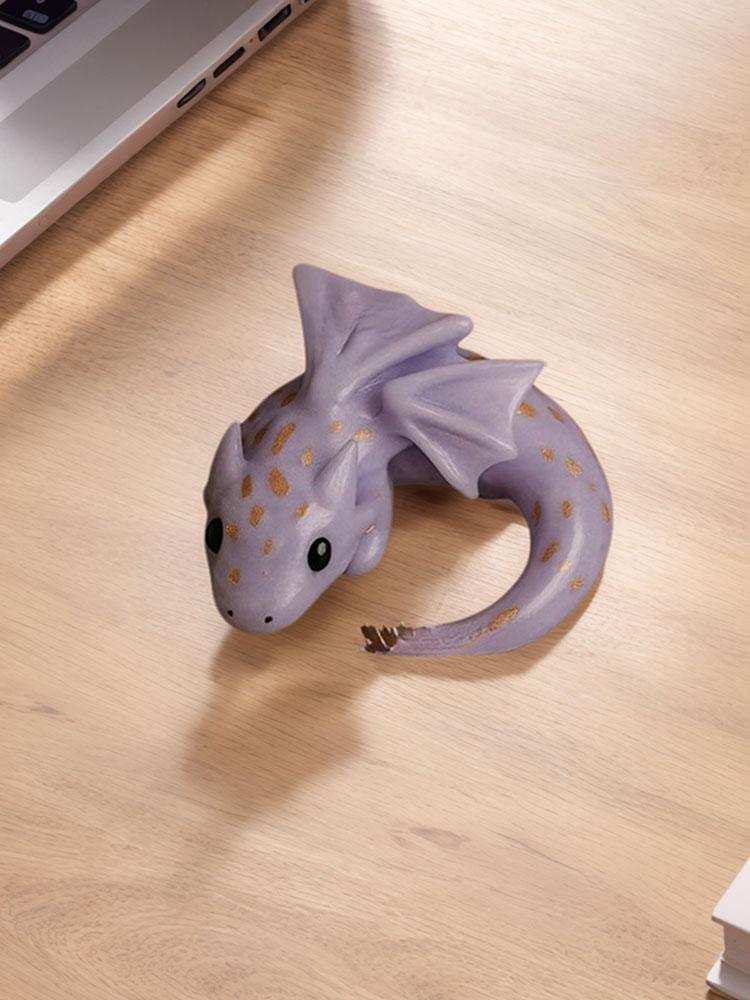Cute Dragon Adoption Kit Lightweight Lovely Dragon Ornament Multi-Purpose Emotional Supporting Dragon Kit for Home Decor