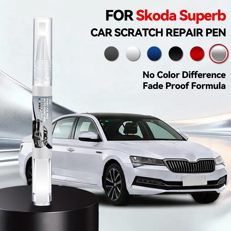 

Для Skoda Superb 2001-2025 3U 3T 3V Фарба-ремонтник Подряпин Автомобільні аксесуари DIY Чорний Білий Червоний Синій Коричневий
