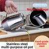 Thickened Vinegar Dispenser Leak-Proof Seasoning Jars Oil Can Stainless Steel Oil Bottle  Kitchen