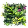 DIY Artificial Plant Wall Panel Sunflower Artificial Fern Grass  Background Wall Decoration