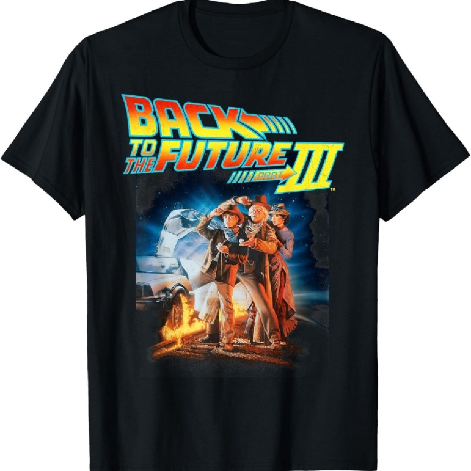 

Назад в будущее Футболка с постером к трем фильмам XXXXXL чёрный