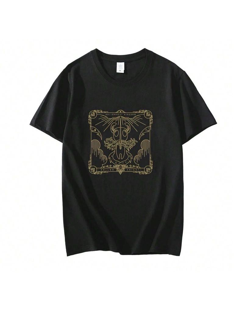 Hollow Knight T-Shirt Funny Graphic Printing Tee-Shirt Cotton Comic Tshirt Camisetas Simplicity Oversize Tees Tops