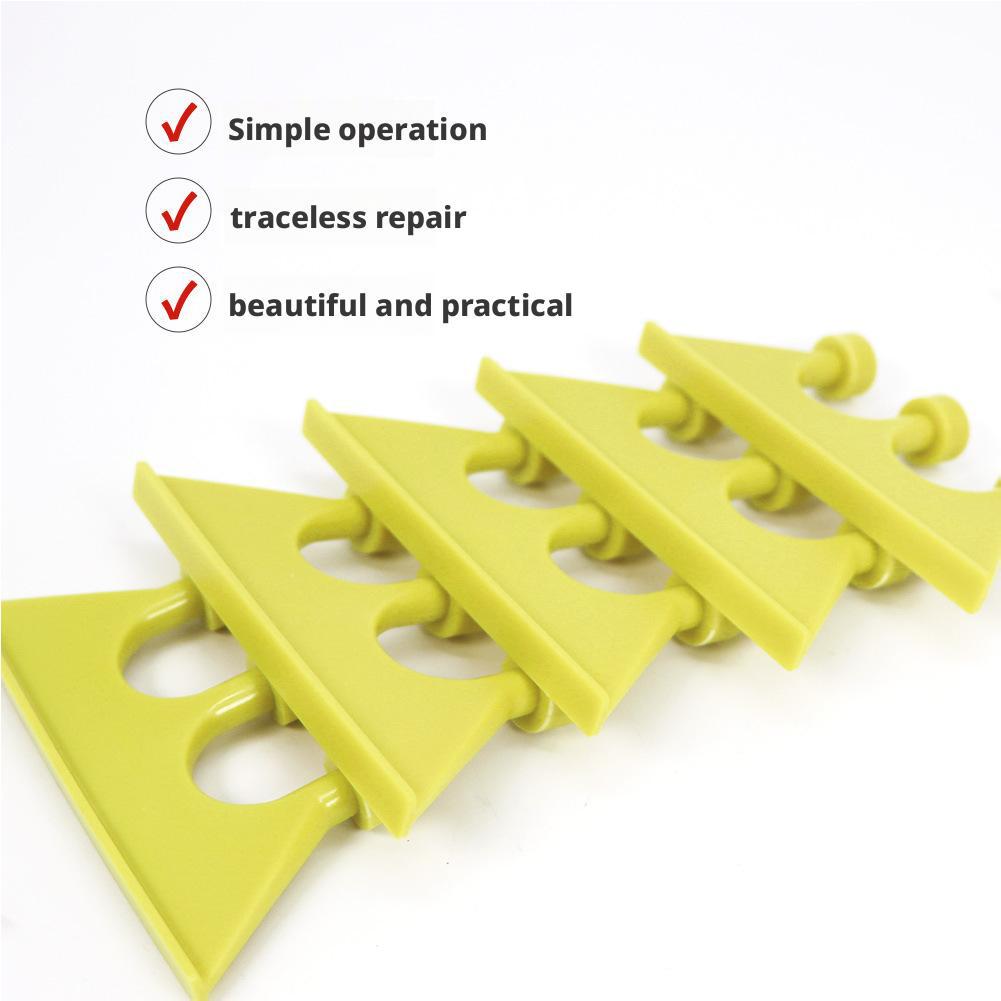 5Pcs Film Dent Repair Tool Long Rubber Strip Arch Base Car Paint-free Dent Repair Film Car Repair Tool Body  Shaping Convex