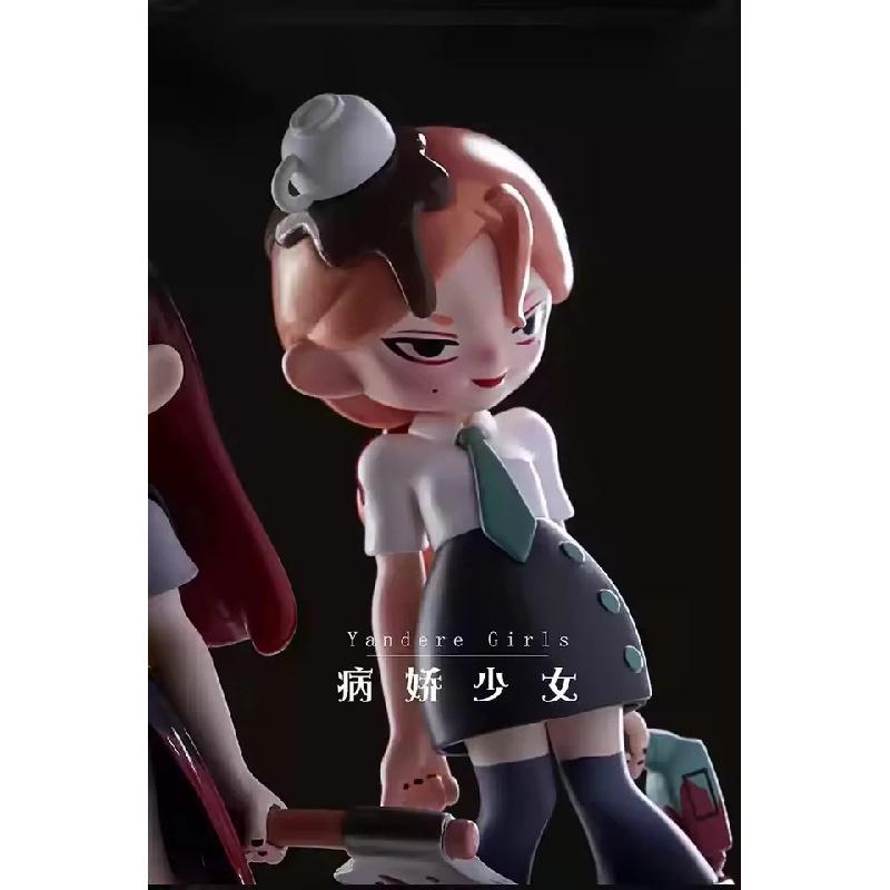 Genuine Yandere Girls Blind Box Series Model Tabletop Decorations Anime Figure Surprise Bag Ornament Collection Toys Gift