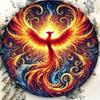3D Metal Tin Sign Phoenix Wall Art Vintage Retro Home Decor for Living Room Bedroom Kitchen Bathroom