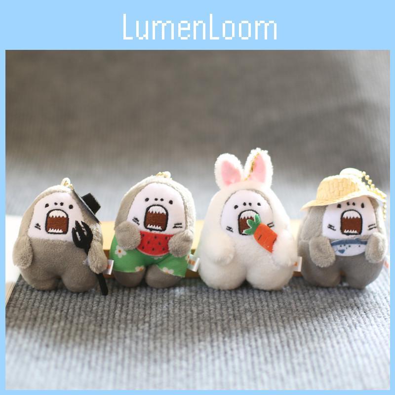 Adorable Plush Shark Keychain Soft Stuffed Animal Toy For Bags And Keys 10cm